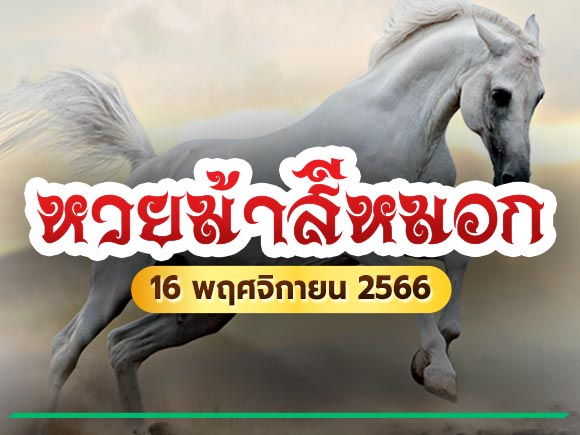 เลขเด็ด ม้าสีหมอก 16-11-66